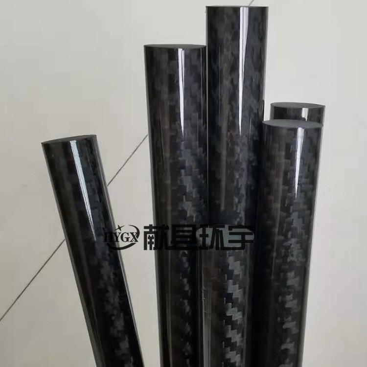 纯碳纤维棒厂家批发拉挤实心碳棒 高强度耐老化 模具配件碳杆厂