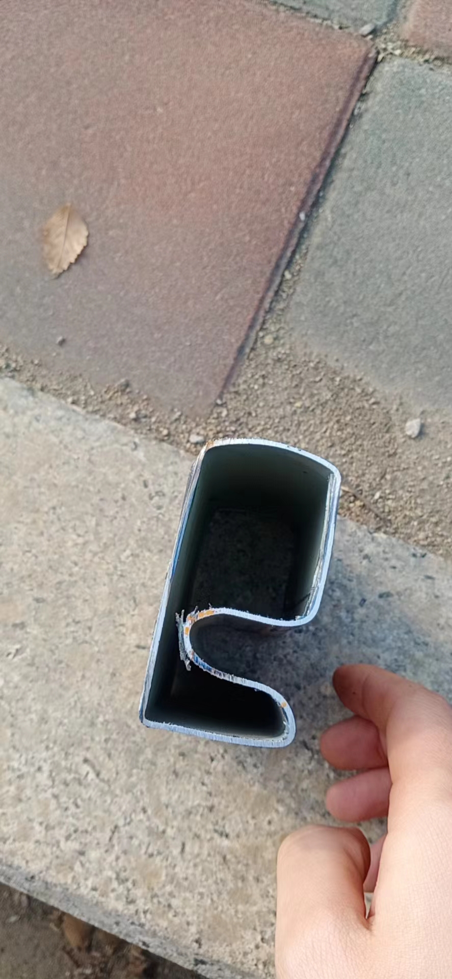 80*120凹型管尺寸，锌钢槽管尺寸，，