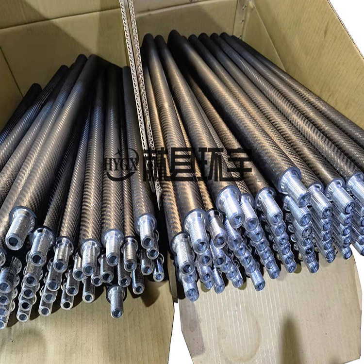 定制加工碳纤维辊轴 轻量化高精度高强度机械辊