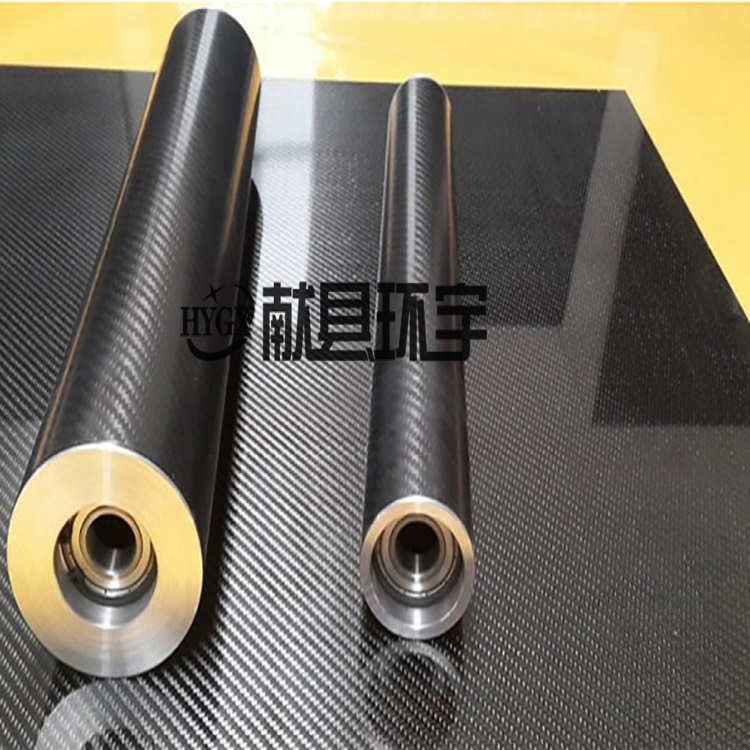 碳纤维辊筒 高强度辊 高转速碳纤维辊轴 3k卷管定制