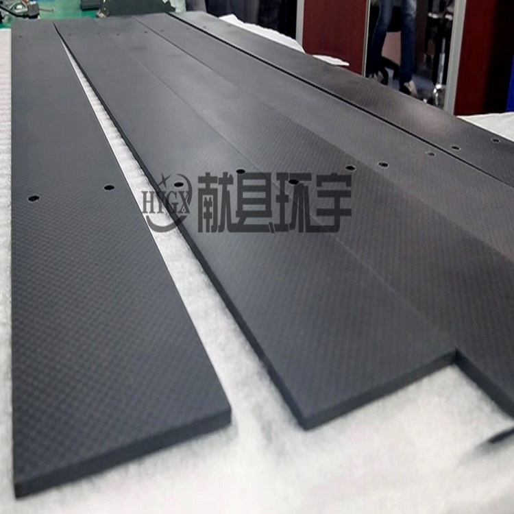 3K glossy 30mm thick carbon plate engraving processing