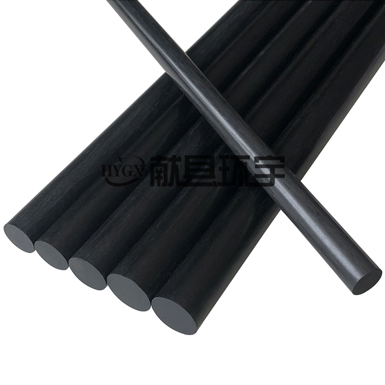 Black Carbon Fiber Rods, Carbon Fiber Rods for Medical Equipment, Solid Matte Composite Materials Wholesale