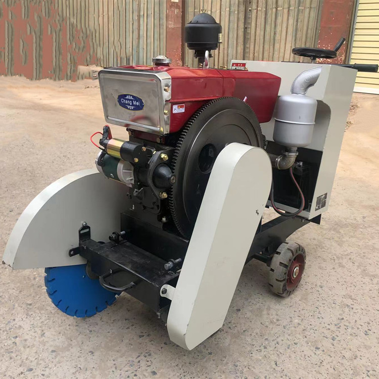 800型马路切割机 切深30公分以内小型手推切缝机