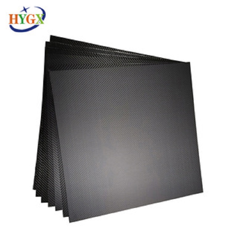 High strength spot supply of 400 × 400mm 3K carbon fiber board with clear grain pattern