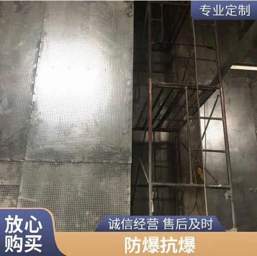 岩棉夹芯板泄爆墙 9.5纤维水泥复合钢板 防爆墙抗爆墙厂家