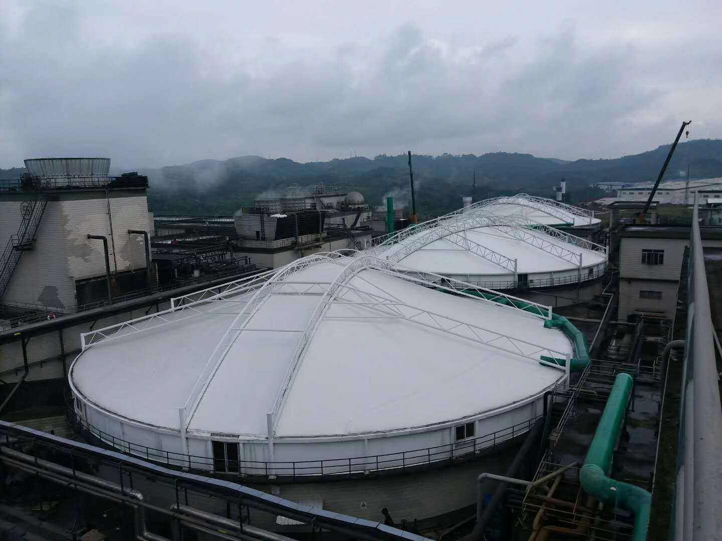 污水池膜结构加盖定制