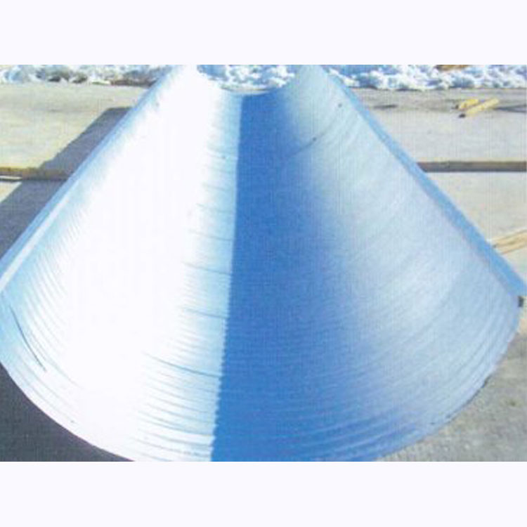 Open-channel corrugated steel pipe