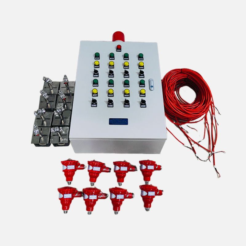 一拖八火焰检测器 火检控制箱 单控熄火报警