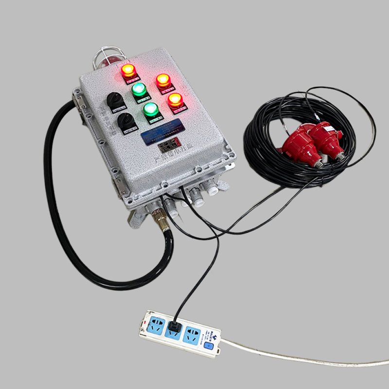 一拖二燃烧炉防爆火焰检测器 带熄火报警灯 输出开关量信号