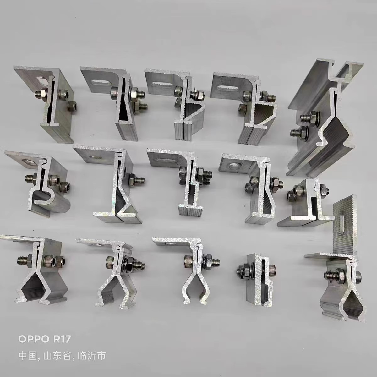 角驰彩钢瓦屋面铝合金夹具 470/760/820抗风夹