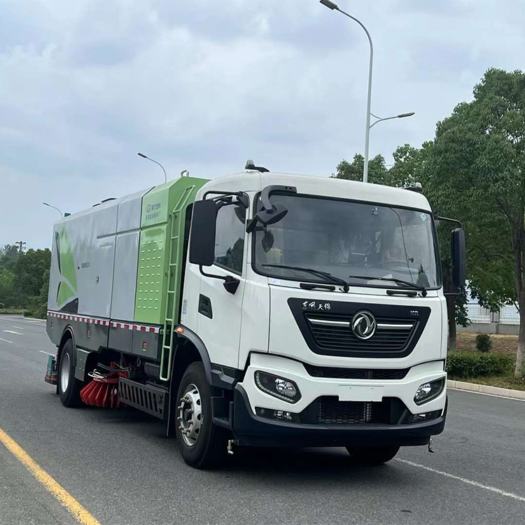 东风天锦纯电动吸尘车