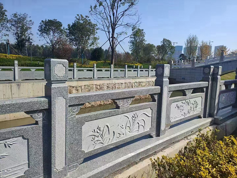 青石栏杆,石栏杆