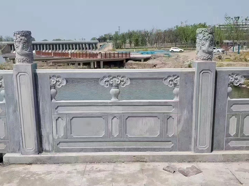 青石栏杆,石栏杆