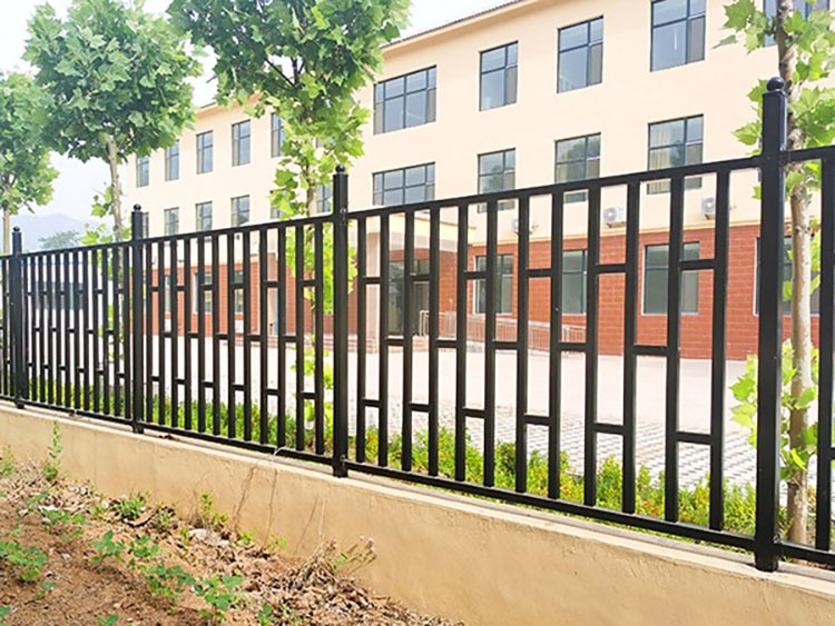 铁艺护栏 学校厂区围墙栅栏