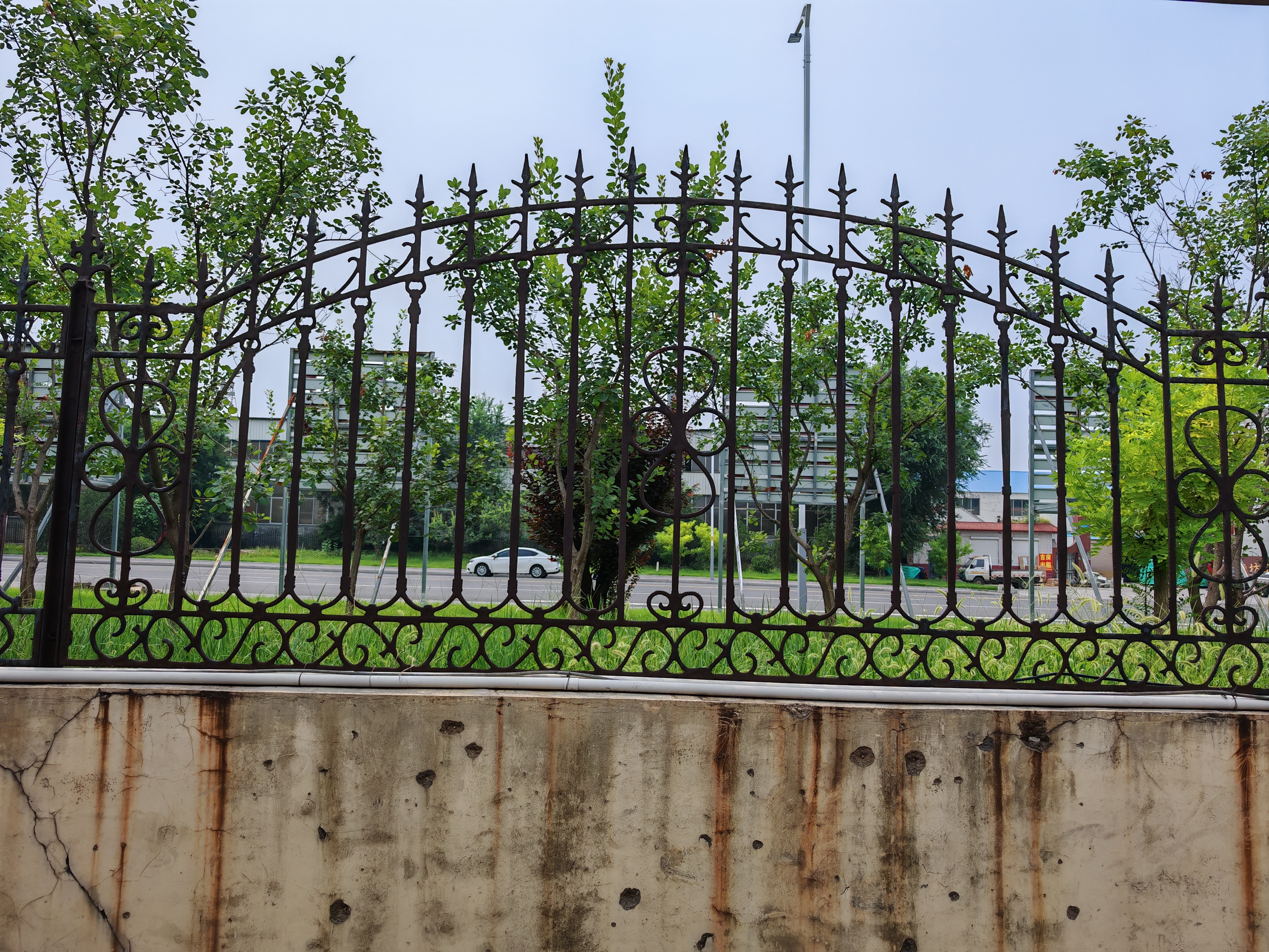 铁艺护栏 中式 围墙栏杆