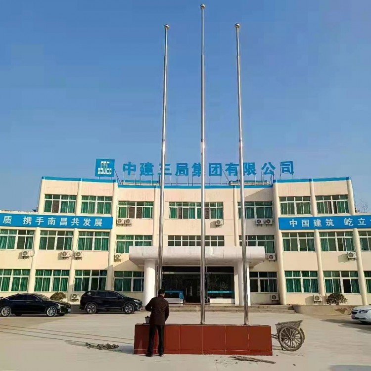 廣西欽州車站旗桿樓頂旗桿柳州酒店旗桿南寧室外旗桿