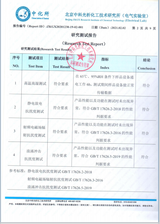 花粉检测报告