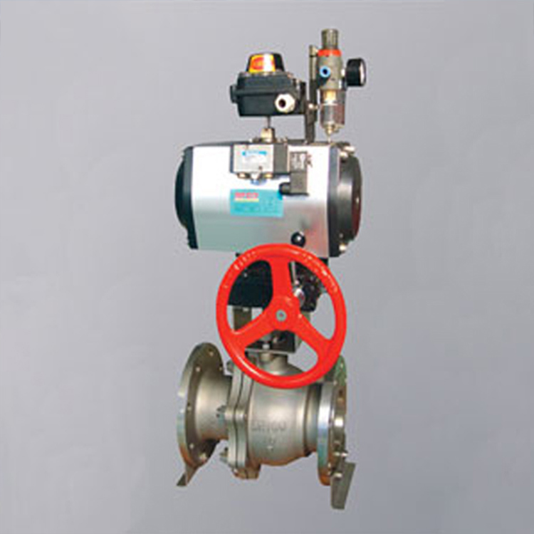 气动带手动球阀