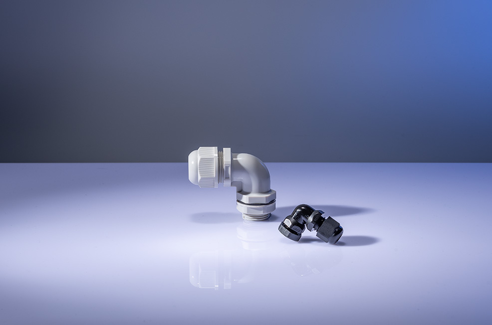 90度尼龙电缆防水接头（分体）