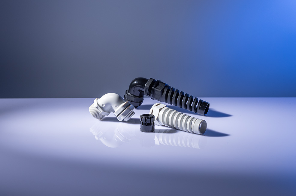 90度耐扭尼龙电缆接头（分体）