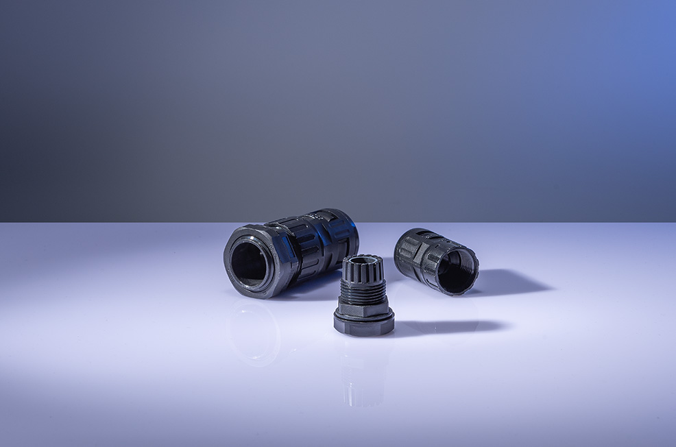 电缆波纹管双固定接头