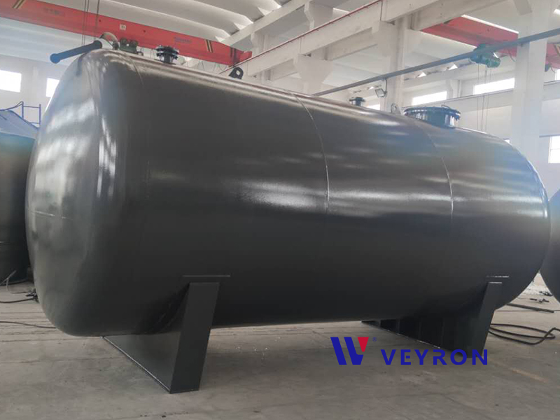 20吨钢衬塑浓酸罐