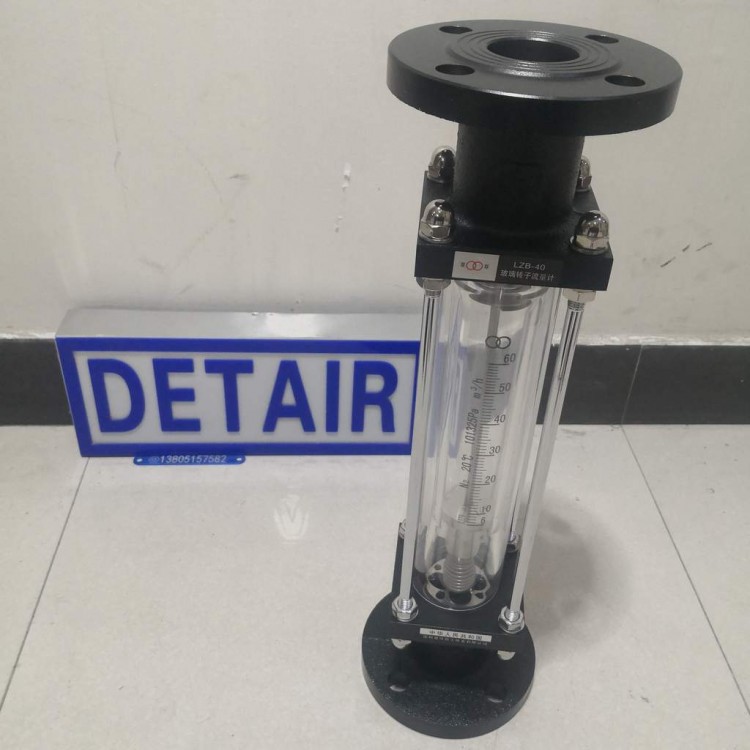 常州双环LZB-40带弹簧玻璃转子流量计