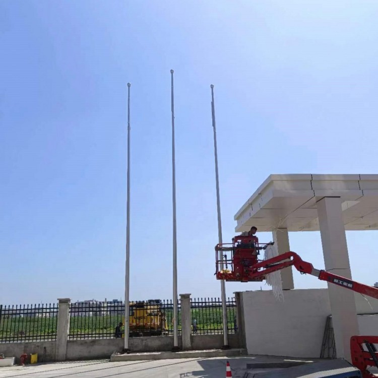 珠海户外广告旗杆佛山内置式旗杆中山市一体成型锥形旗杆