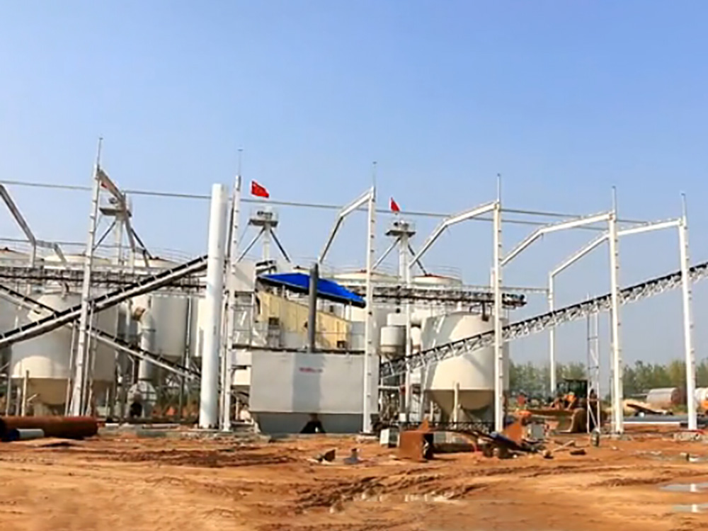 碳酸钙生产现场