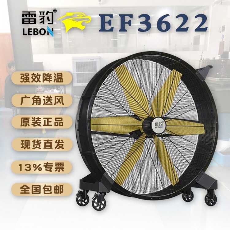 雷豹移动工业大风扇EF3622 落地扇生产厂家公司