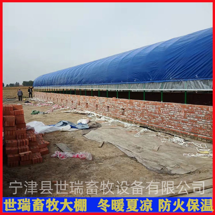 散养鹅棚搭建 肉鹅养殖大棚建设 鹅舍大棚施工厂家