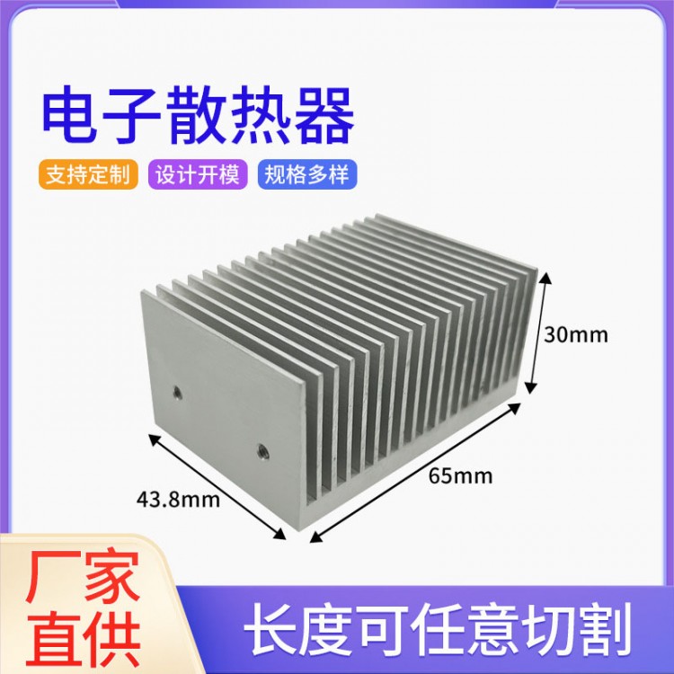 散热器宽65x30mm电子插片