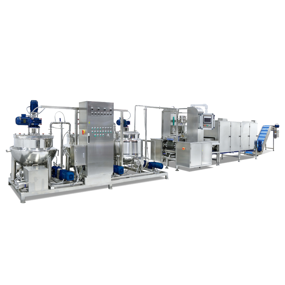 40kg/h全自动浇注软糖果生产线-金属模