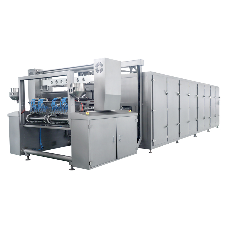 1500kg/h全自动伺服跟踪浇注软糖果生产线-金属模