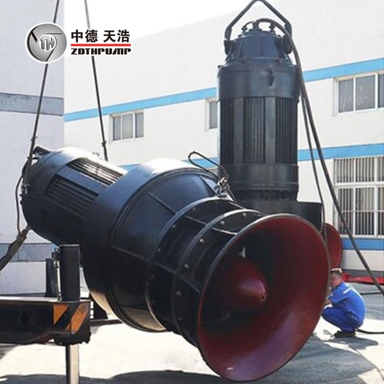 350QH型潜水轴流泵 防汛排涝 大功率 潜水式轴流泵