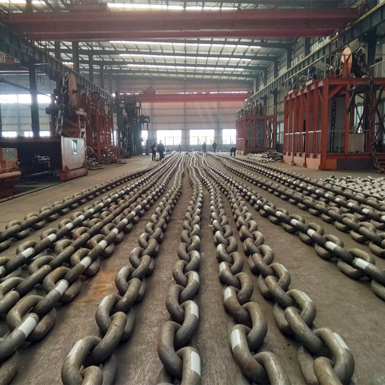 多种规格高强度船用有挡无挡航标锚链一二三级锚链高级锰钢材质