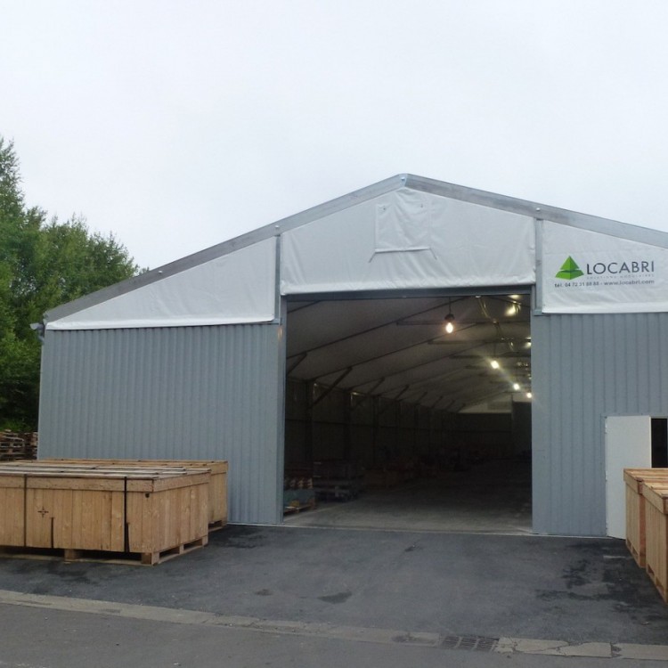 全铝框架仓储篷房定制 | 抗风10级防火PVC篷布