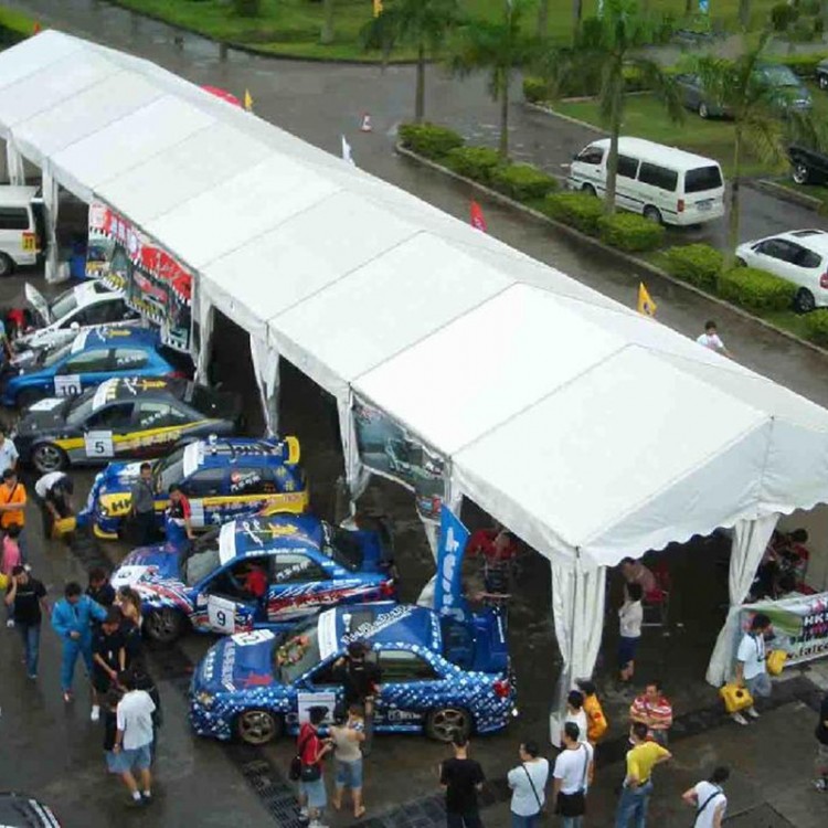 连续5年上海车展服务商 | 篷房出租累计320万㎡