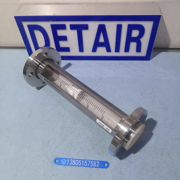 FA30F-15全不锈钢衬四氟玻璃转子流量计