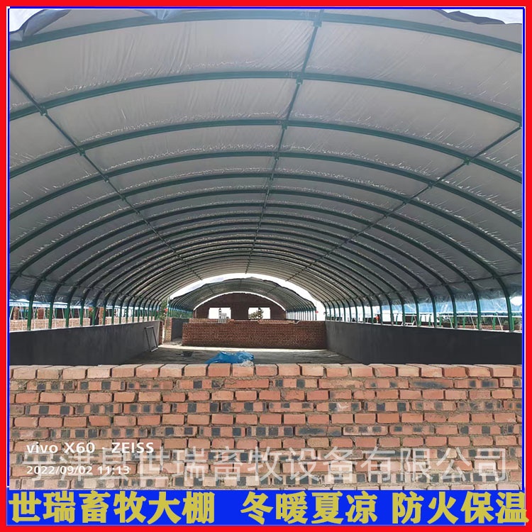 保温养兔大棚安装 兔舍大棚建设 肉兔养殖大棚施工价格