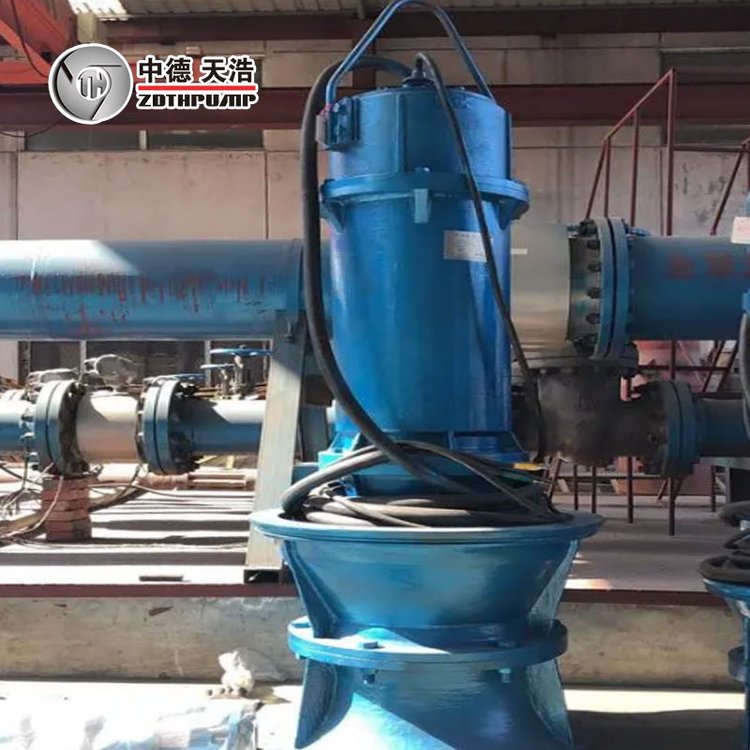立式潜水轴流泵 可靠性强 河道疏浚排水用 轴流泵