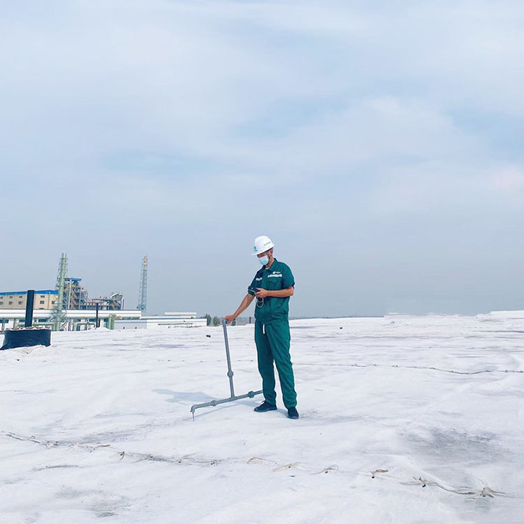 化工废料堆放场渗漏点检测