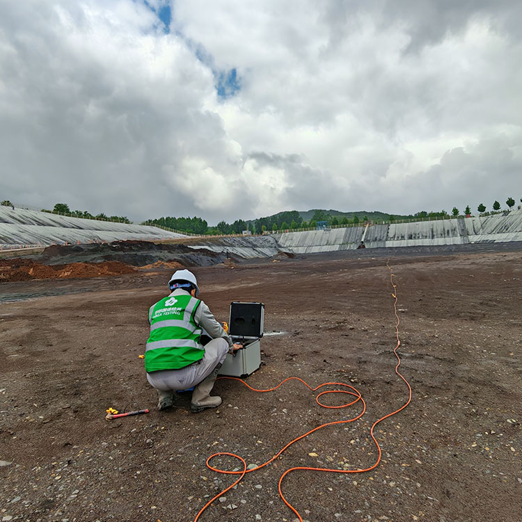 电厂贮灰场防渗完整性检测