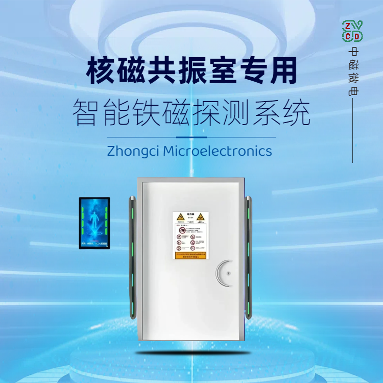 中磁-铁磁探测系统双柱8分区