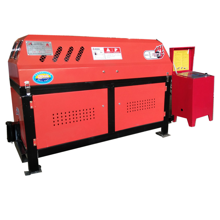 采用调制论调直使原料无拉伤损坏液压全自动调直切断机