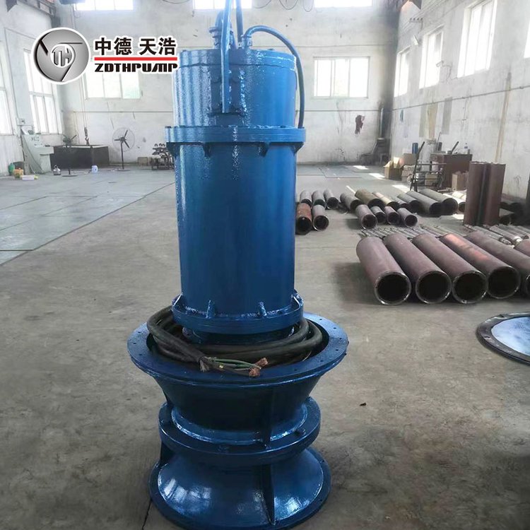 市政排水用 大流量高扬程 潜水轴流泵 中德天浩