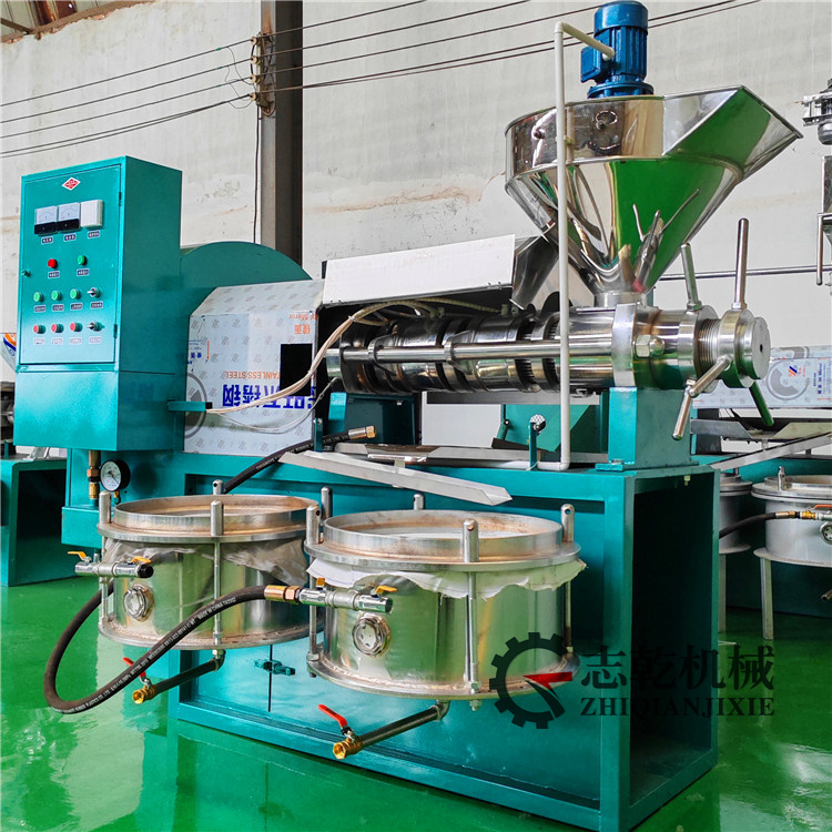 商用压扎花生油菜籽油机器,葵花籽炸油机,条排螺旋榨油机厂商