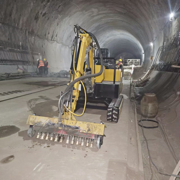 隧道二衬矮边墙凿毛机 剔凿拉毛一体机 厂家直销