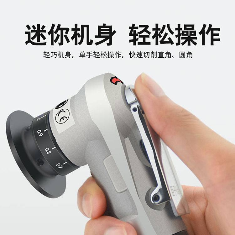 小巧玲珑便携式气动倒角机 异形多角度修边机