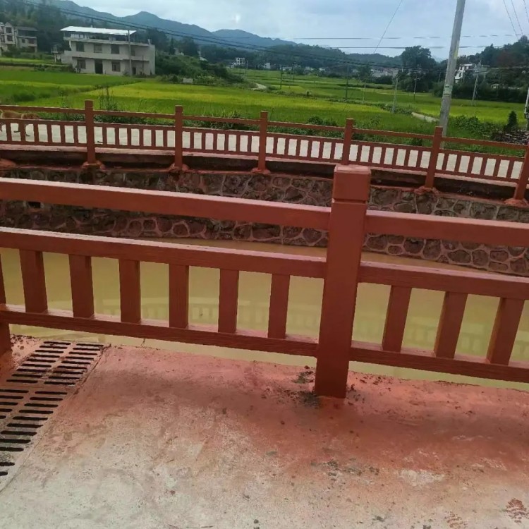 1.5米六竖护栏 仿木护栏